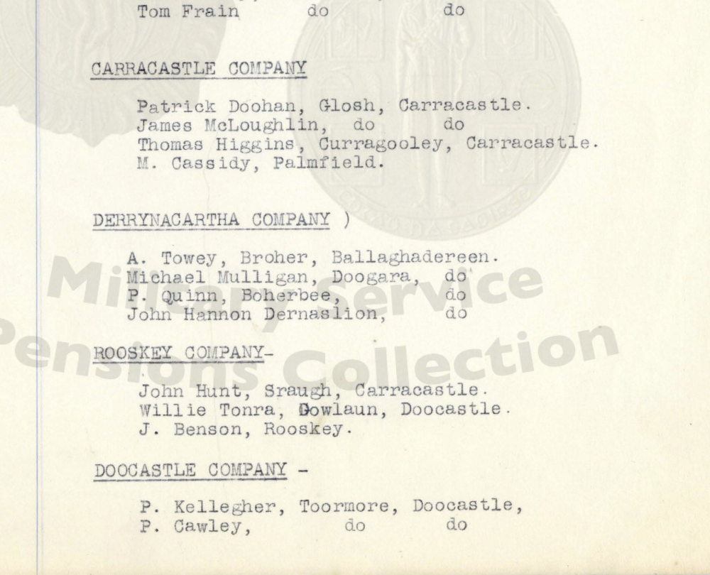 Marriage record of John Hunt and Maggie Gaffney, 1900